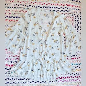Lightweight kimono floral cardigan size M
